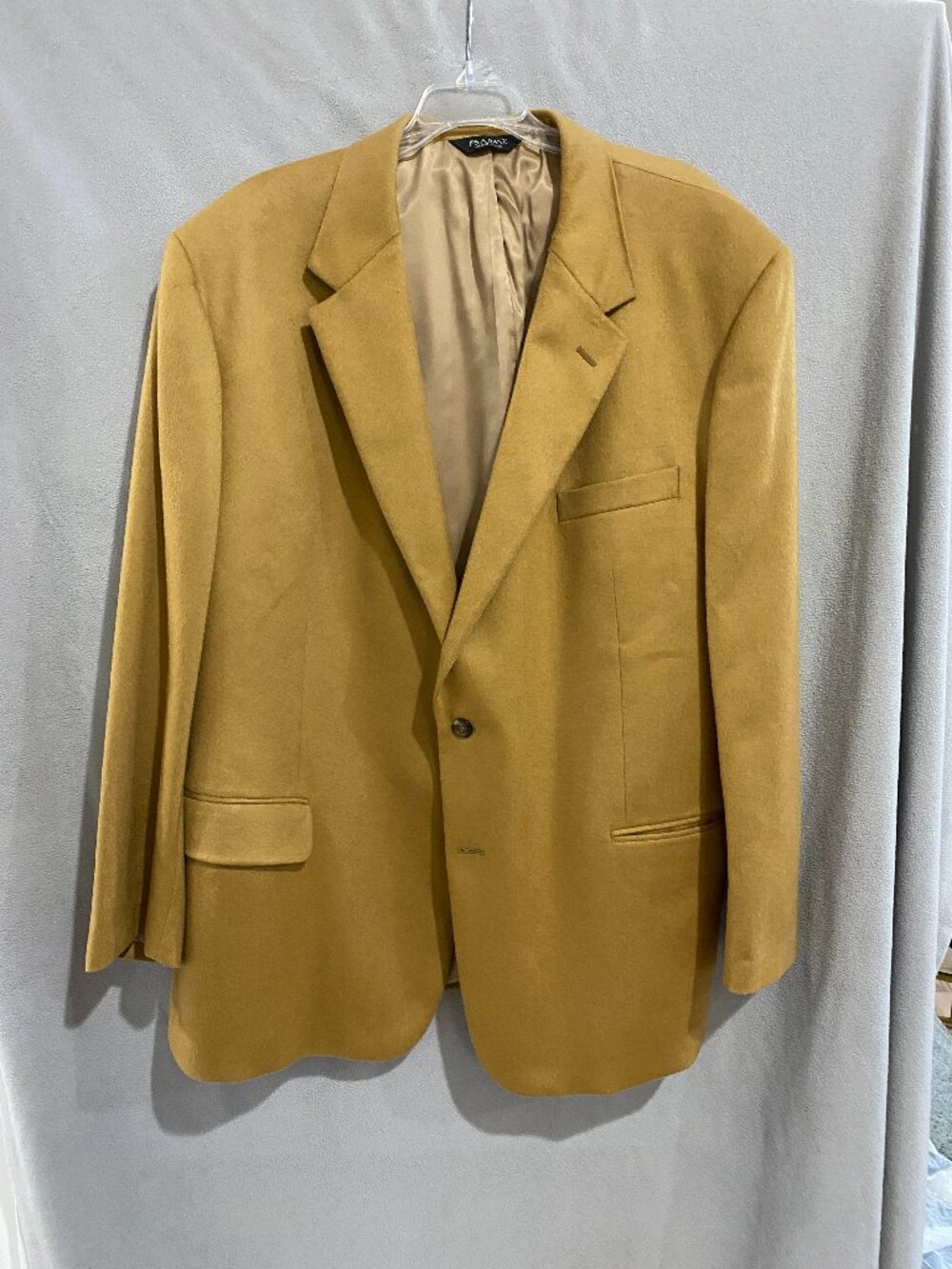 Jos A Bank Men’s Camel Tan Gold Blazer Sport Coat Two Button Classic Preppy XXL